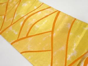 抽象波模様織り出し名古屋帯